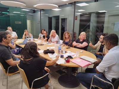Reunió del consell mixt de cooperació de La Paeria.