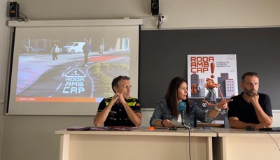 Durant la presentació s'ha mostrat també la senyalització horitzontal de la campanya..