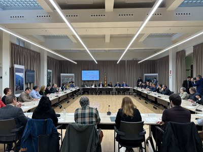 La reunió s'ha celebrat aquest matí a la Diputació.