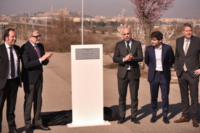 Avui ha tingut lloc l'acte simbòlic de primera pedra, amb la participació de l'alcalde i dels promotors del projecte.