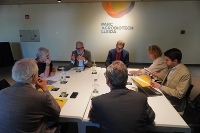 La reunió amb Jordi Garcia Brustenga, director general d’Estratègia Industrial i de la Petita i Mitjana Empresa del govern de l’estat..