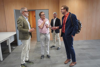 En el decurs de l'estada del director general d'Estatègia i Pime s'ha visitat l'Agoliving Lab..