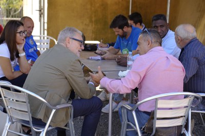 Reunió amb el Club Petanca Secà de Sant Pere.
