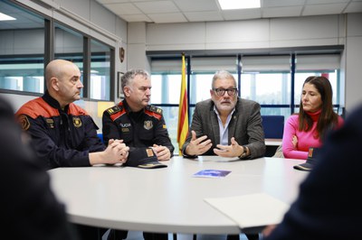 Fèlix Larrosa: “Sou un servei essencial a la ciutat que garanteix l’auxili i l’atenció ciutadana”.