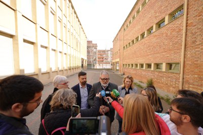 L'alcalde ha explicat el projecte del primer Hub Cívic de la ciutat de Lleida.