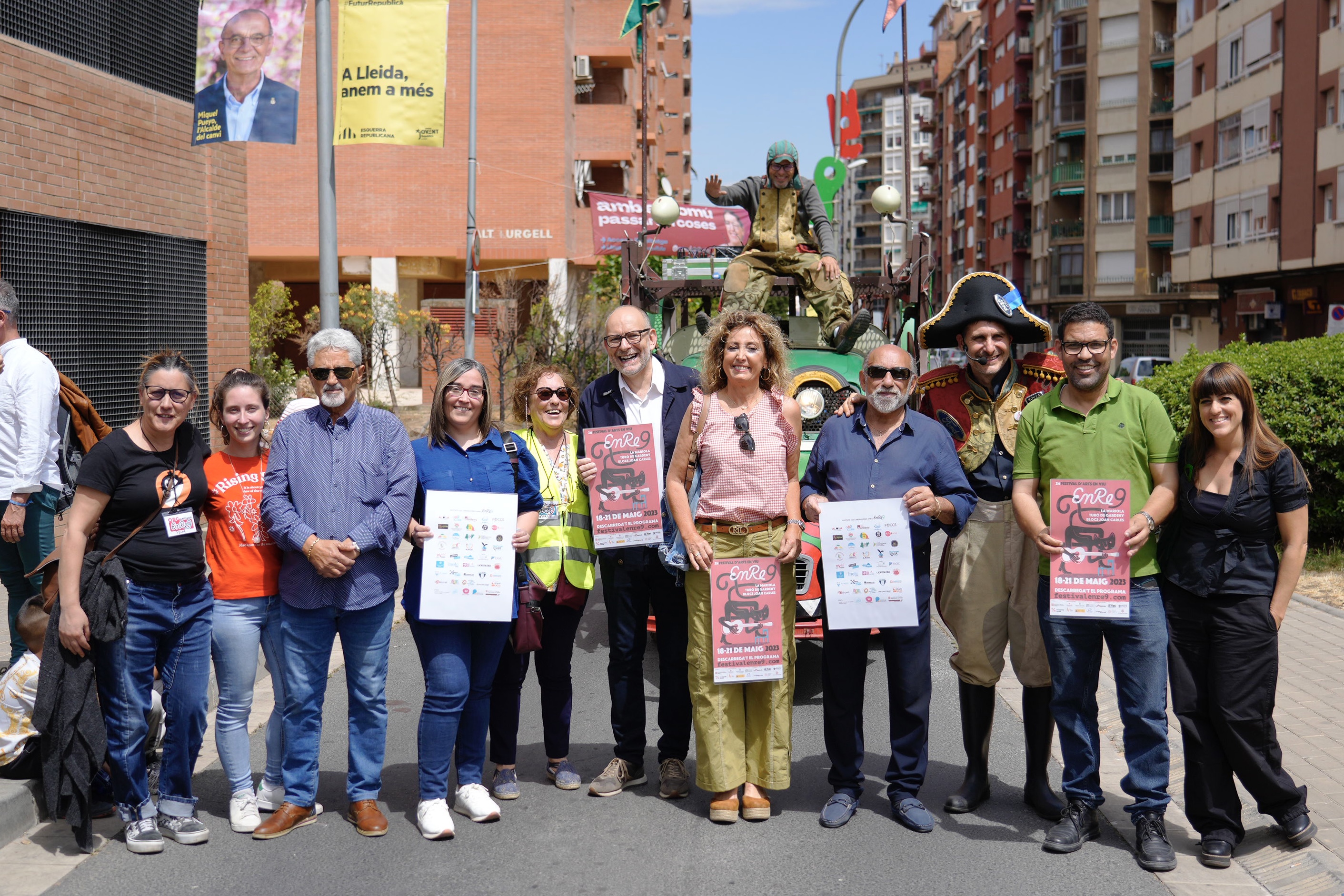 Tret de sortida a la segona edició de l'Enre9, organitzat a la Zona 09 - Mariola, Turó de Gardeny i Blocs Joan Carles.
