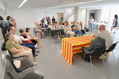 A la trobada en reconeixement a la tasca desenvolupada per Pepita Guiu i Josep Maria Puigcercós hi han assistit també la regidora de Cultura, Pilar B….