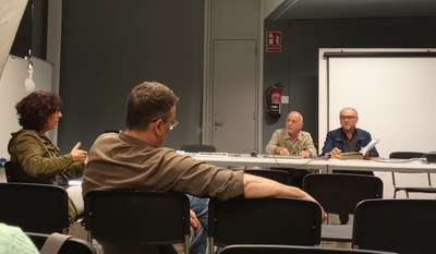 Josep Maria Cazares i Xavier Reverté han participat en una taula dedicada a Jordi Gort..