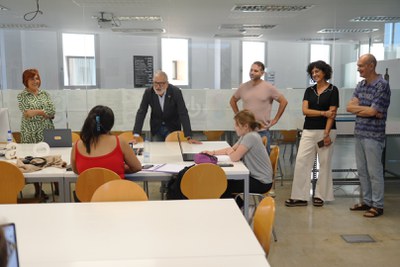 L’EAM Leandre Cristòfol, que comença el curs amb més d’un centenar d’alumnes, imparteix cicles formatius de grau superior d’arts plàstiques i disseny.