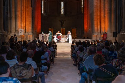 Representació de les Noces Reials de Peronella d’Aragó i Ramon Berenguer IV a la Seu Vella.