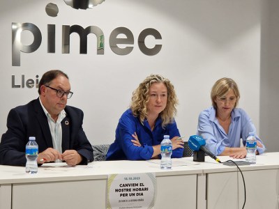 Bosch, Llaràs i Trenc, durant la presentació.