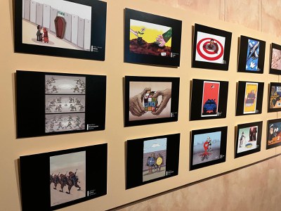 Exposició "Conflictes armats al món", al Cafè del Teatre.
