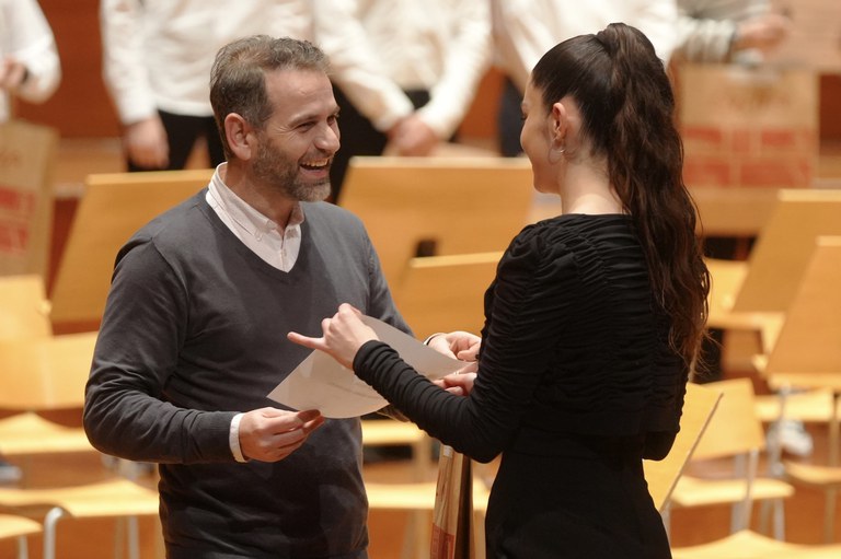 El regidor Xavier Blanco ha participat en el lliurament de premis del 24è concurs d’interpretació musical del centre.