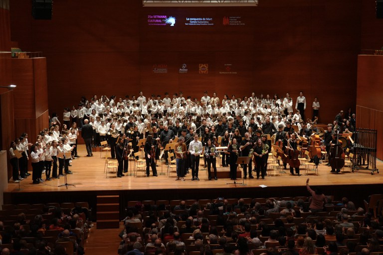 La cantata “La conquesta de Mart”, de Josep Prenafeta, a l’Auditori municipal, amb l'alumnat del Conservatori i Escola Municipal de Música de Lleida (CiEMML)