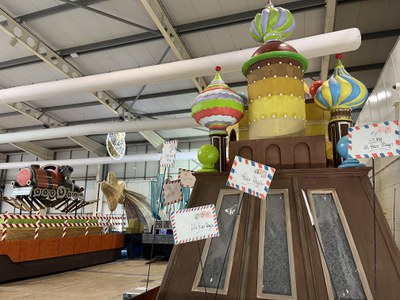 Les carrosses que participaran a la Cavalcada es poden veure al Cucalòcum.