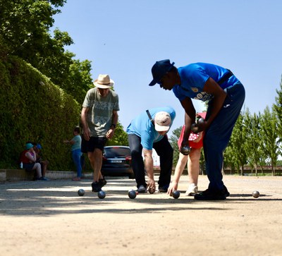 Demostració de petanca del Club de Petanca del Secà.