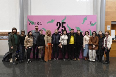 La ciutadania es bolca amb la celebració del 25è aniversari del Teatre Municipal de l’Escorxador de Lleida.