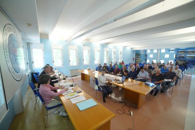 Imatge de la reunió celebrada avui