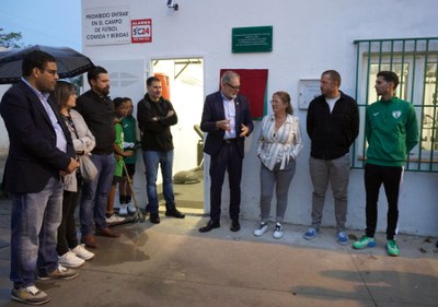 Acte d'obertura del gimnàs Gardeny, impulsat per La Descomunal.