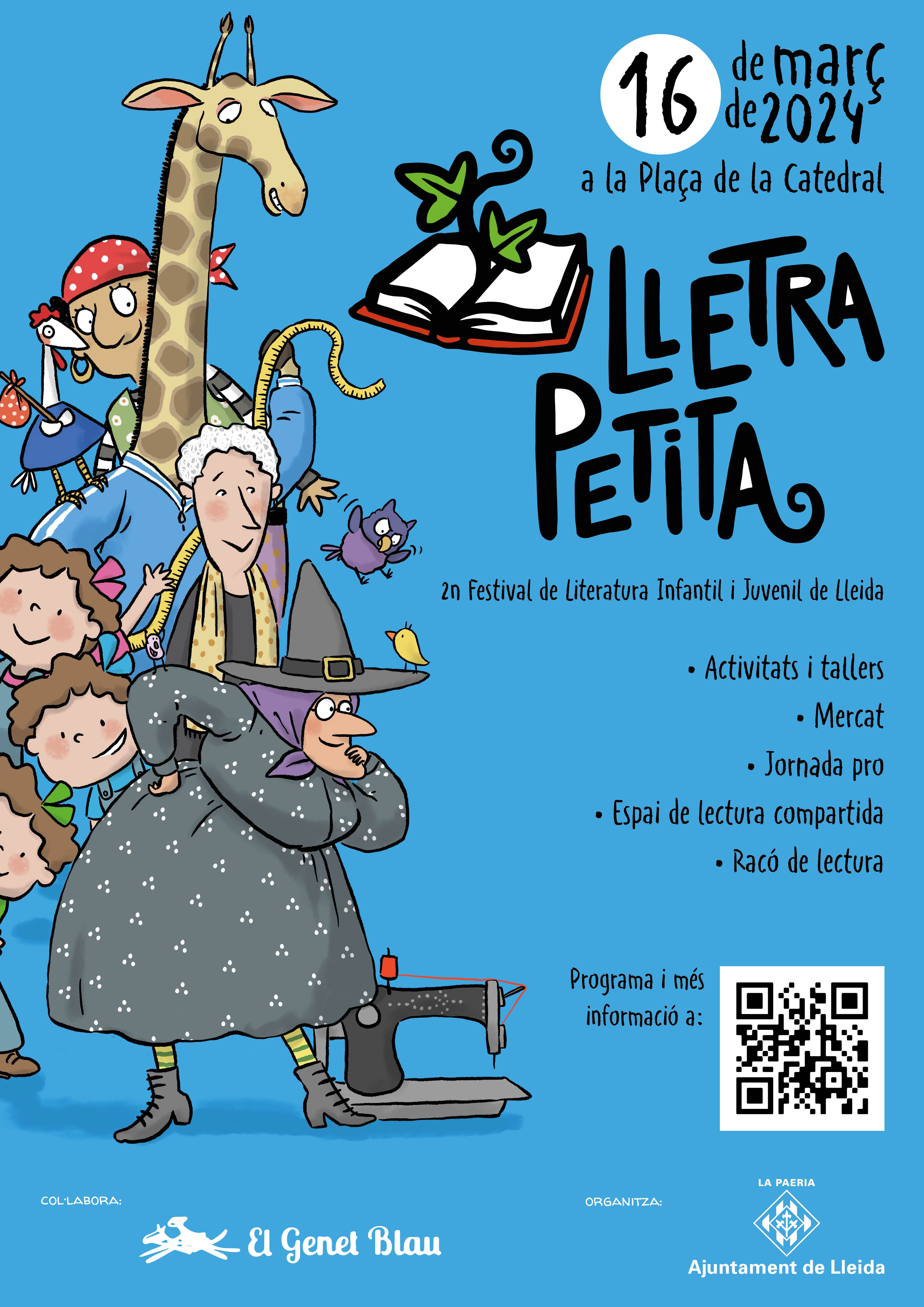 La 2a edició del Lletra Petita tindrà lloc el 16 de març de 2024 a la plaça de la Catedral.