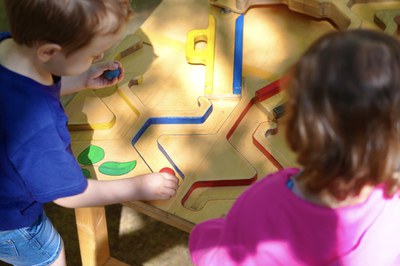 Les manualitats i els jocs d'enginy i fusta han fet les delícies dels infants de Lleida.