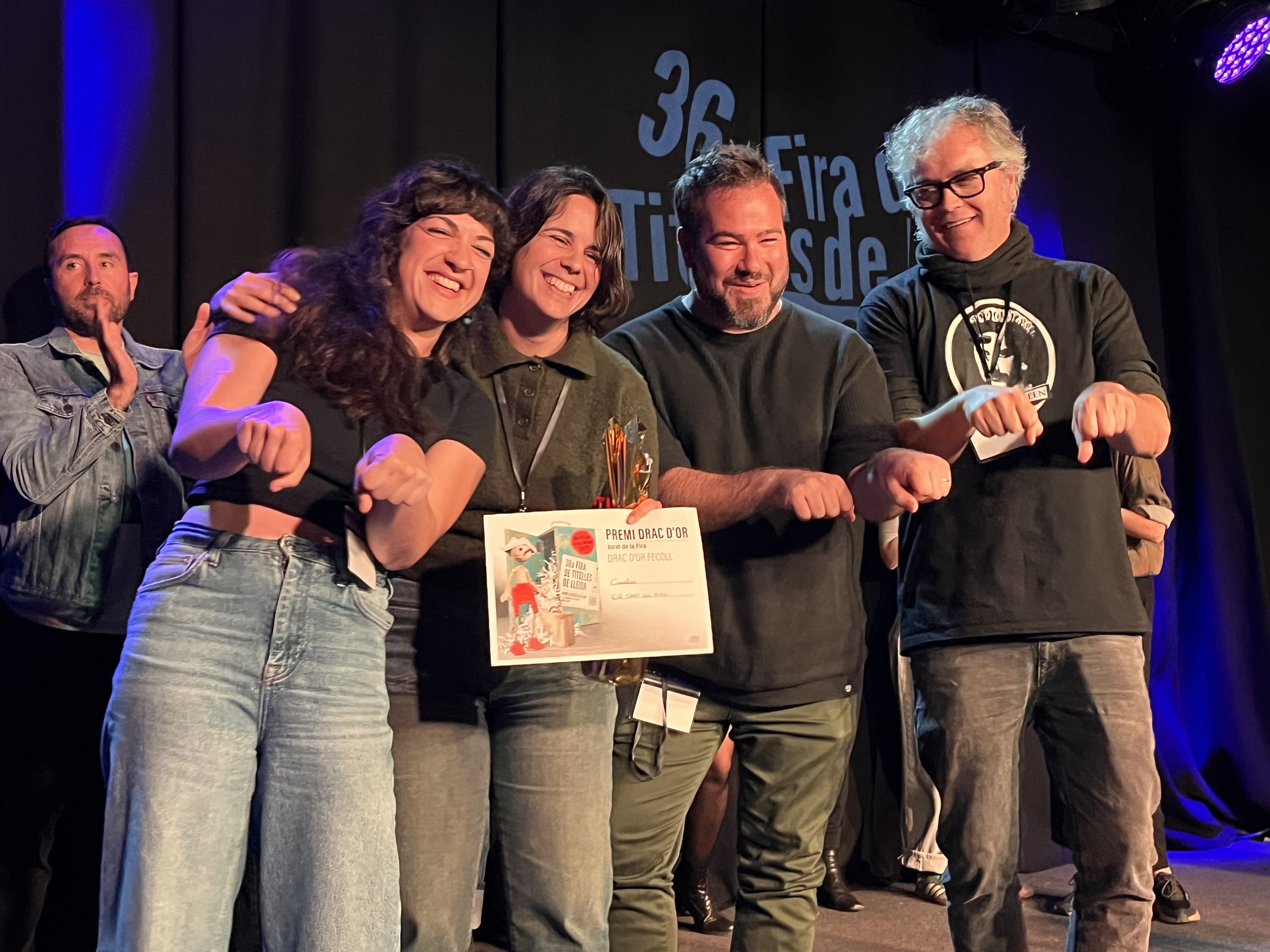 La companyia lleidatana Campi qui pugui, amb el seu guardó