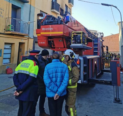 La Guàrdia Urbana de Lleida deté dos homes com a presumptes autors d’un delicte d’incendi en un edifici al Centre Històric