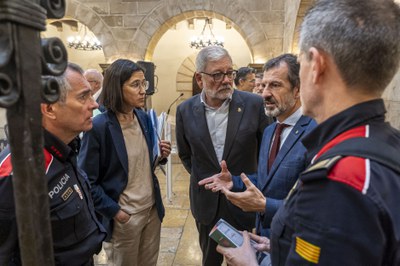 La Junta Local de Seguretat s'ha celebrat a la Paeria..