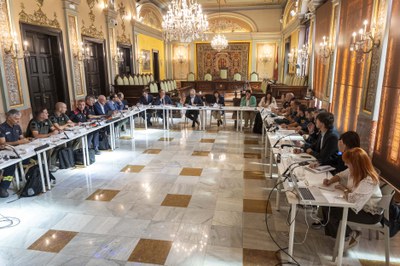 La reunió d'avui de la Junta Local de Seguretat..
