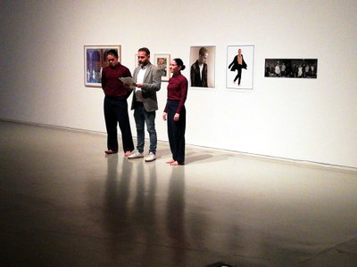 La intervenció del regidor Xavi Blanco, aquesta tarda durant la lectura del manifest.