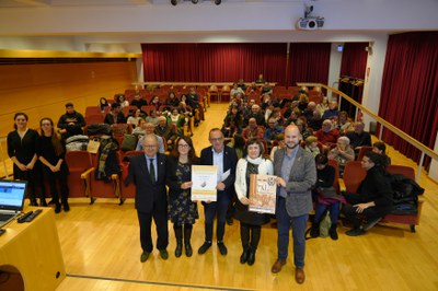 La celebració de l'aniversari de la Llar del Sord, a la Diputació de Lleida.