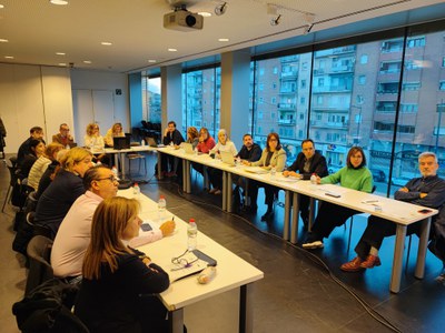 Reunió del Patronat de la Fundació Teatre de la Llotja, celebrada aquesta tarda.