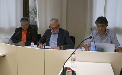 El paer en cap, Fèlix Larrosa, és el president de la Mancomunitat de Pinyana..