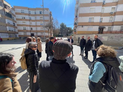 Durant el matí també s'ha fet una passejada per diferents indrets del barri.