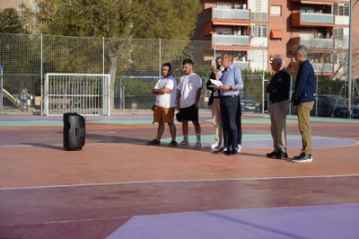L'alcalde, Miquel Pueyo, ha destacat el projecte estrenat a la Mariola, que també s'ha aplicat al Parc de Santa Cecília i a La Panera.