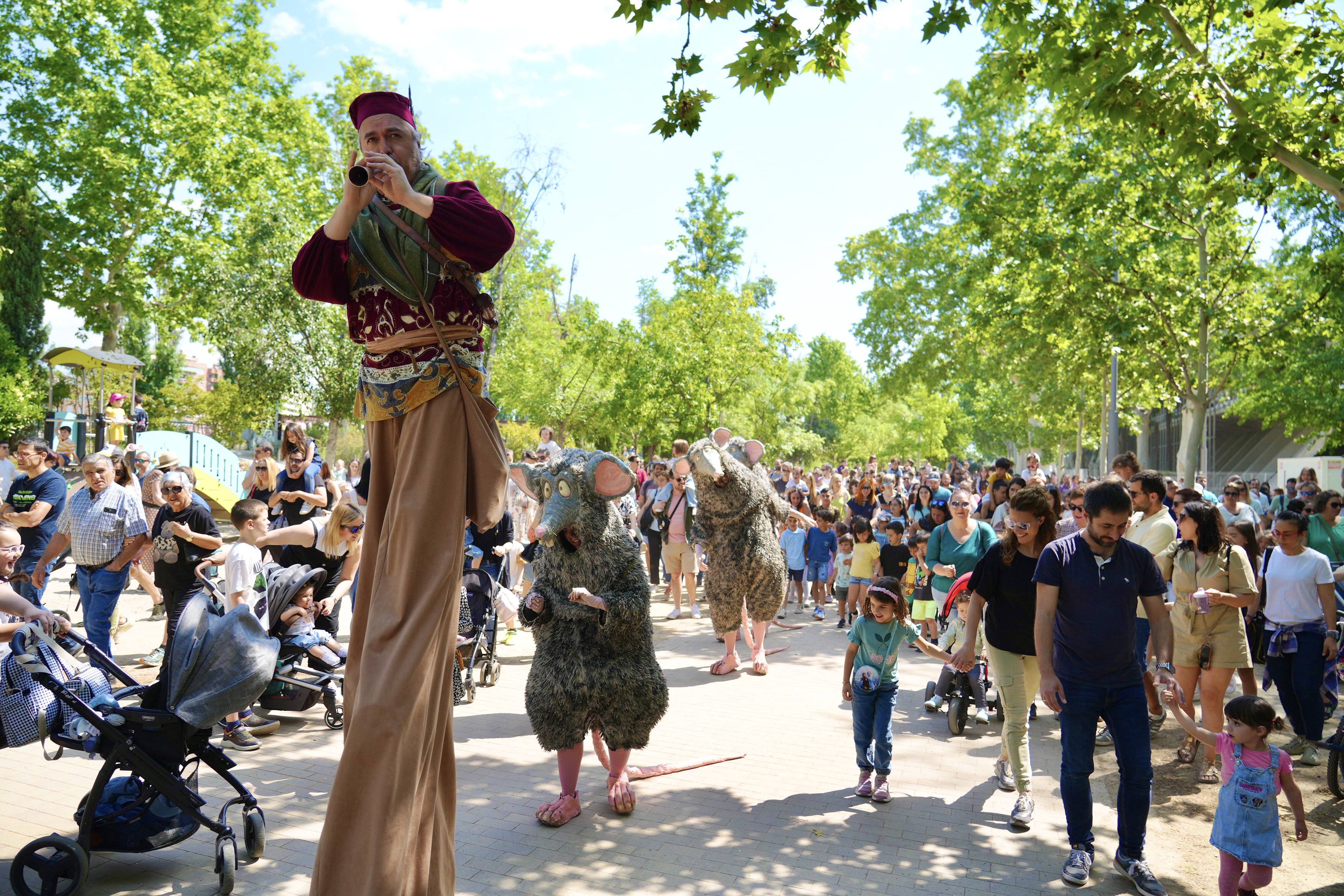 Nou matí al Parc de Somriures dels Camps Elisis.