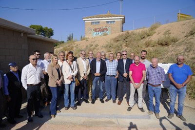 Acte d'inauguració de les obres de modernització del reg de la Junta de Sequiatge de Lleida..