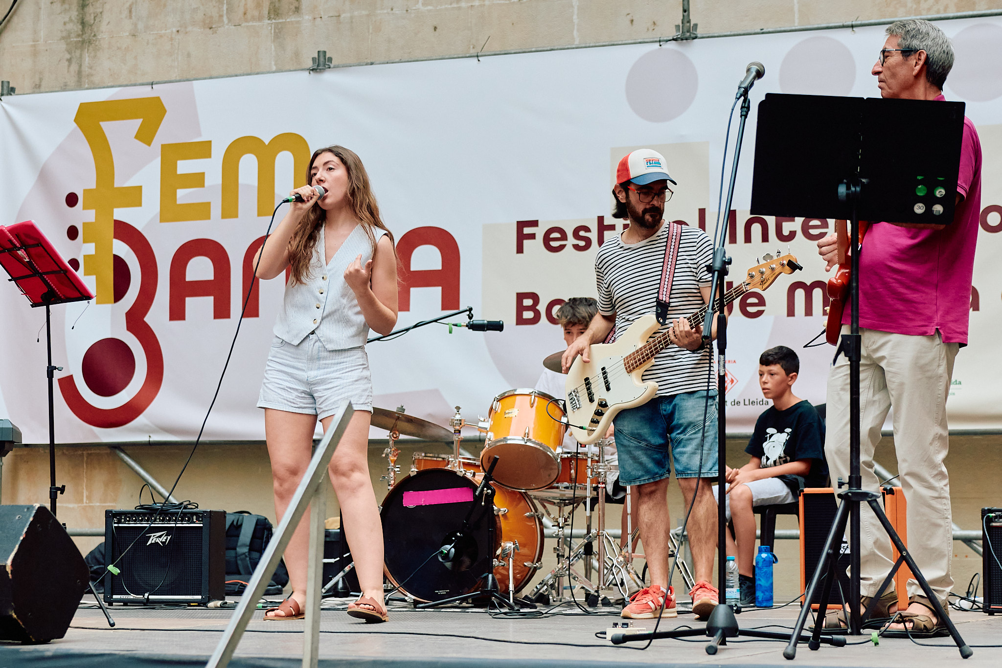 Una de les interpretacions dels grups musicals de les escoles de música de la ciutat