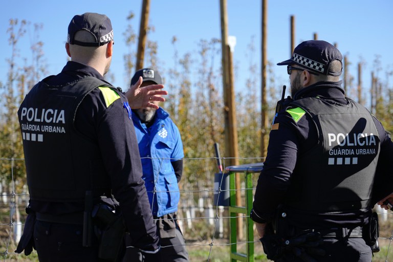 Treballen coordinadament amb els Mossos d’Esquadra, que tenen la competència de vetllar per la seguretat a l’Horta