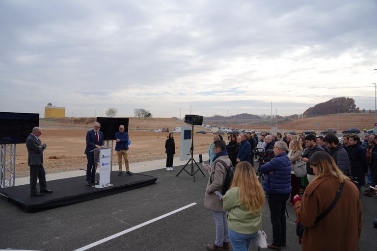 Un moment de l'acte inaugural