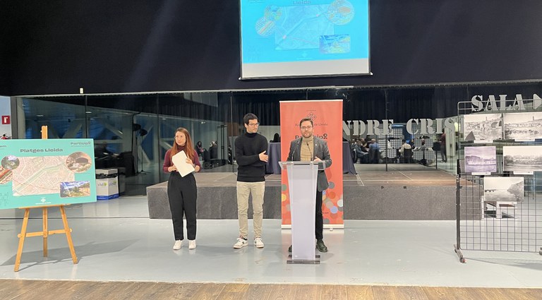 El regidor Roberto Pino ha explicat la dinàmica del procés participatiu que està en marxa sobre les Platges de Lleida.