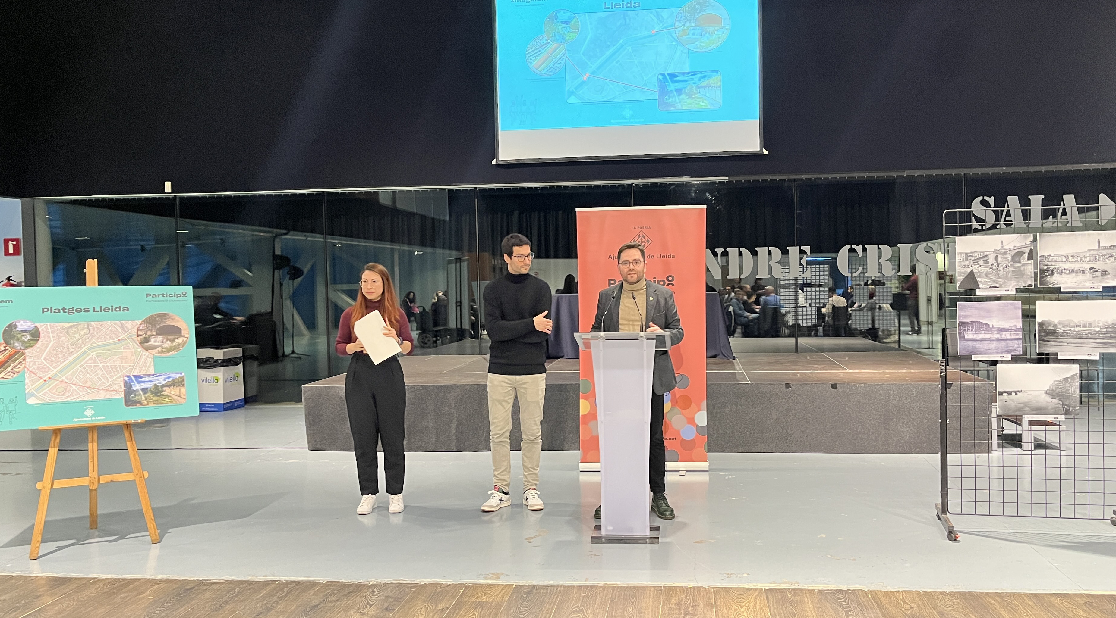 El regidor Roberto Pino ha explicat la dinàmica del procés participatiu que està en marxa sobre les Platges de Lleida.