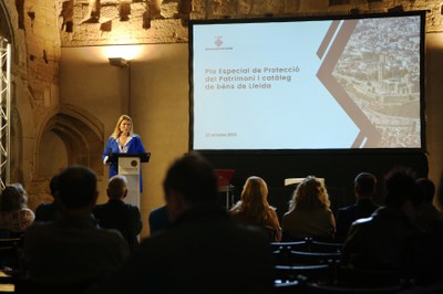 La intervenció de la regidora Begoña Iglesias.