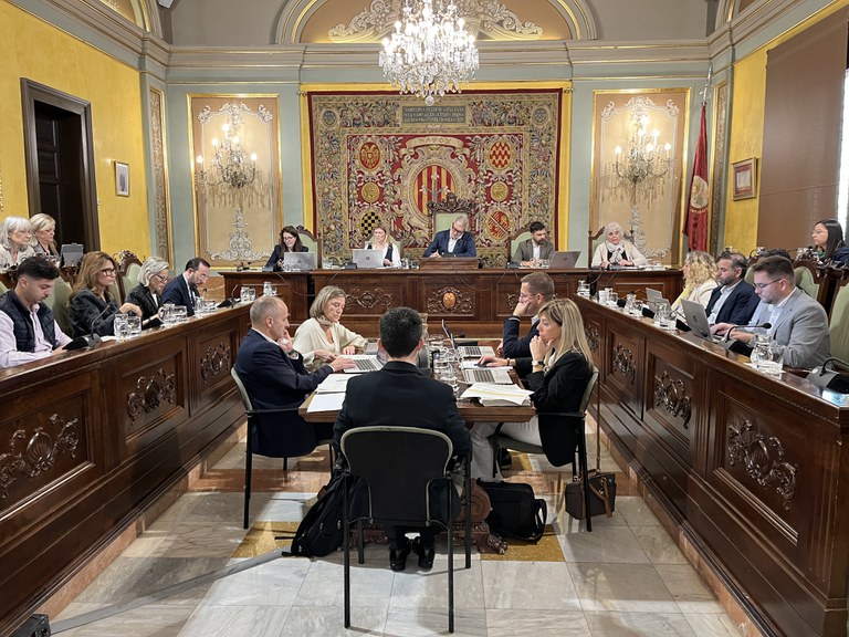 La sessió extraordinària del ple d'avui