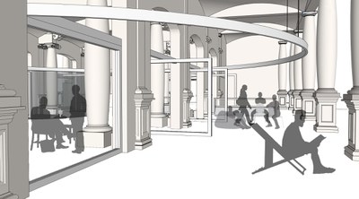 Perspectiva virtual de l'espai rehabilitat.