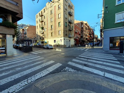 En aquesta cruïlla, a Alfred Pereña amb Paer Casanovas, s'habilitarà un pas elevat.