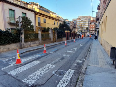 Les obres s'iniciaran al passatge de la Premsa, on s'ampliaran les voreres.
