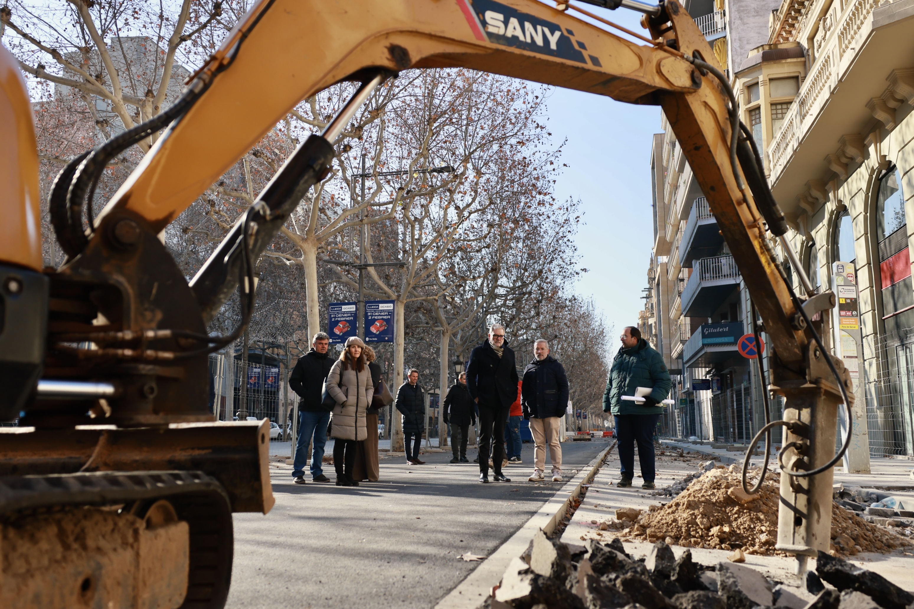 Les obres se centren ara en el tram entre els carrers Anselm Clavé i Democràcia