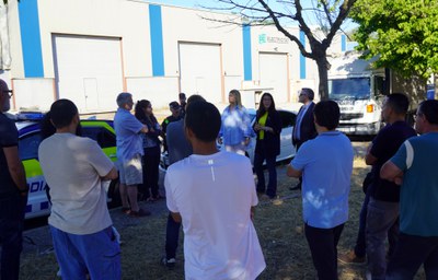 La Paeria ha parlat amb els propietaris de les naus afectades per l'incendi al polígon Les Canals..