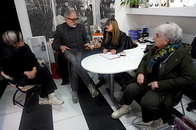 Un moment de la trobada.